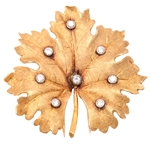 Gold Buccelati Brooch