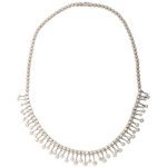 Gold and Diamond Festoon Necklace
