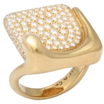 Gold and Diamond Ring : Elsa Peretti for Tiffany & Co
