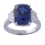 Magnificent Sapphire and Diamond Ring