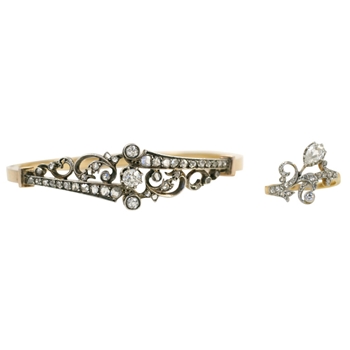 Antique Bracelet & Ring Set