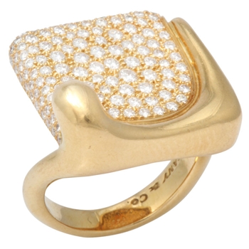 Gold and Diamond Ring : Elsa Peretti for Tiffany & Co