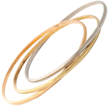 CARTIER Tricolor Trinity Rolling Bracelet