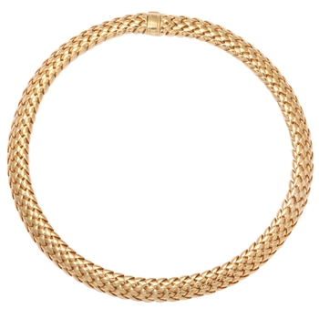 Gold "Vanerie" Necklace by Tiffany & co