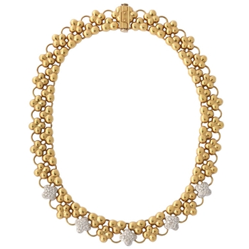 Gold and Diamond Necklace