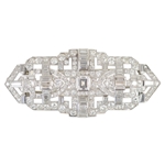 Art Deco Diamond Brooch