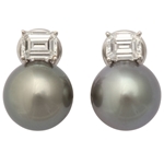 Tahitian Cultured Pearl Earrings