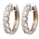 Gold and Diamond Earrings