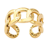 Gold Open Link Bracelet